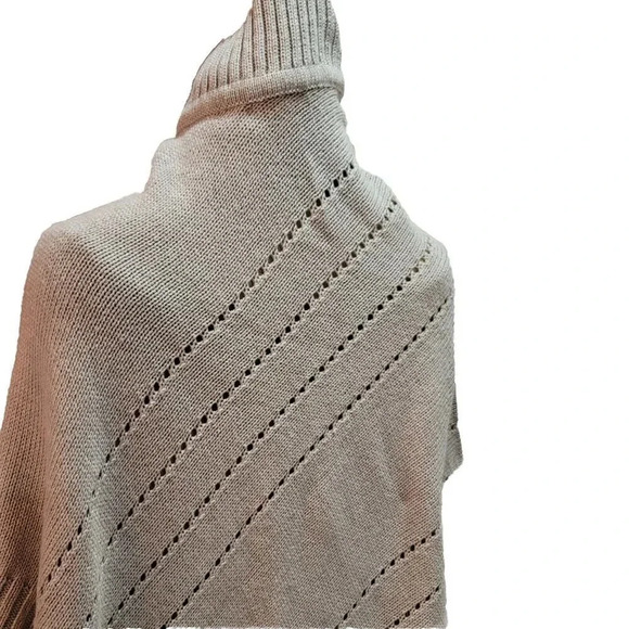 Charter Club Tan Poncho Sweater - Picture 5 of 10